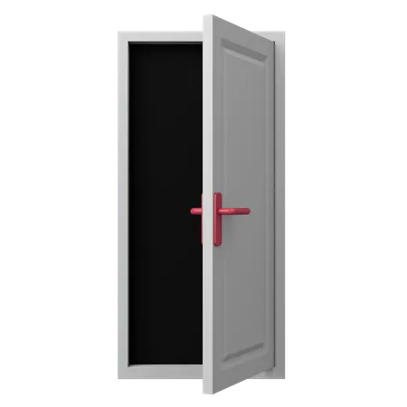 Open Door  3D Illustration