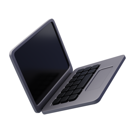 Open Laptop  3D Icon