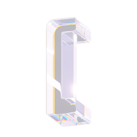 Open Square Bracket  3D Icon