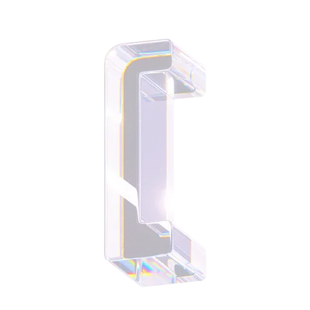 Open Square Bracket  3D Icon