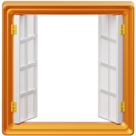 Open Window  3D Icon