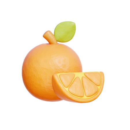 Orange  3D Icon