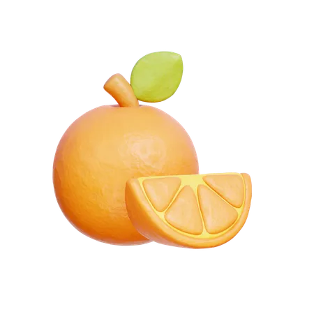 Orange  3D Icon