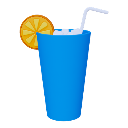 Orangensaft  3D Icon