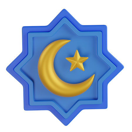 Ornement islamique  3D Icon