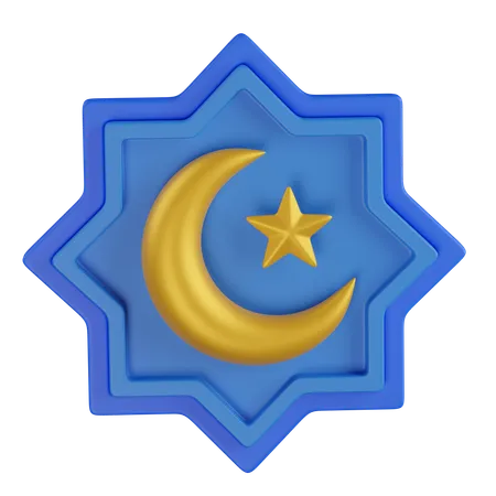 Ornement islamique  3D Icon