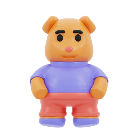 Juguete del oso de peluche  3D Icon