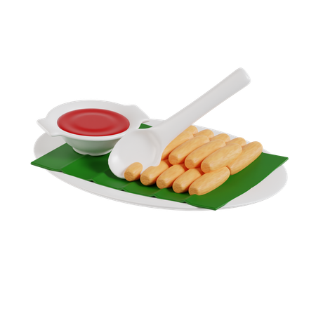 Otak-Otak  3D Icon