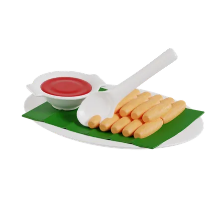 Otak-Otak  3D Icon