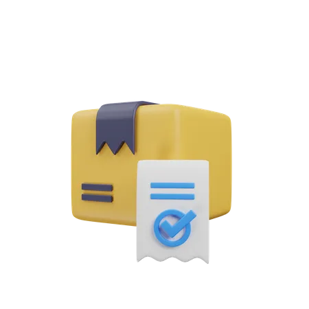 Package Bill  3D Icon