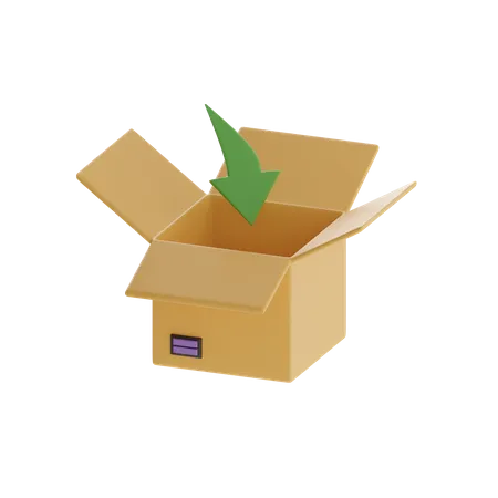 Packaging  3D Icon