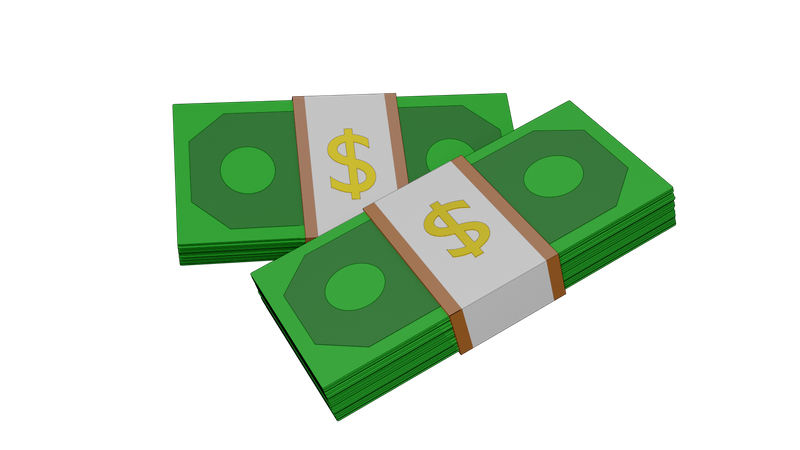 Dólar  3D Icon