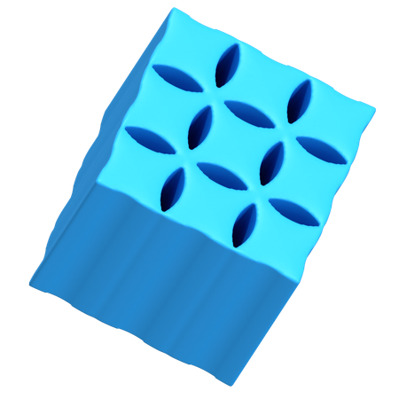 Estampa floral  3D Icon