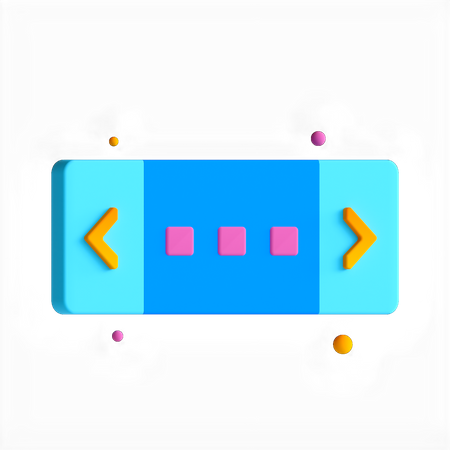 Pagination  3D Icon