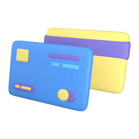 Paiement par carte  3D Illustration