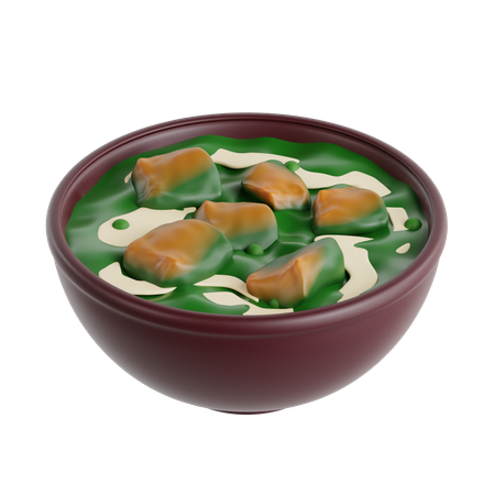 Palak Paneer  3D Icon