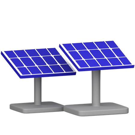 Painel solar  3D Icon