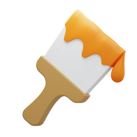 Paint Brush  3D Icon