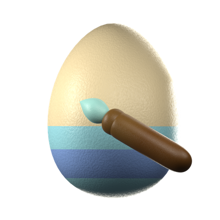 Paint Easter Egg  3D Icon