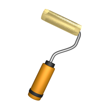 Paint Roller  3D Icon