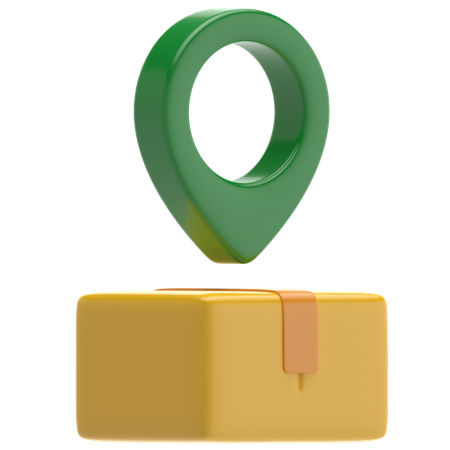 Paketstandort  3D Icon