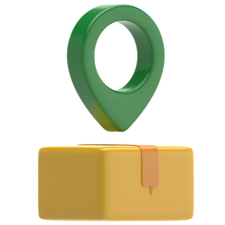 Paketstandort  3D Icon