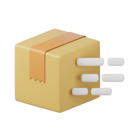 Paketzustellung  3D Icon