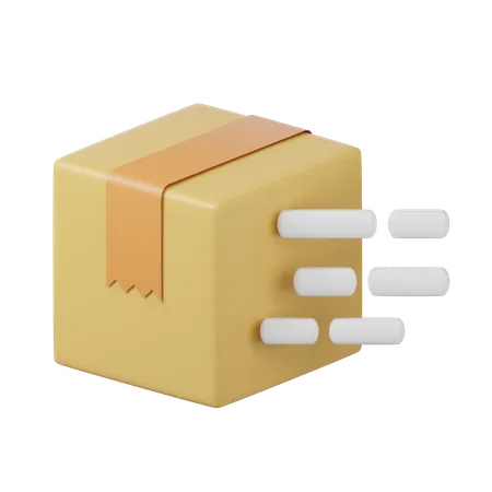 Paketzustellung  3D Icon