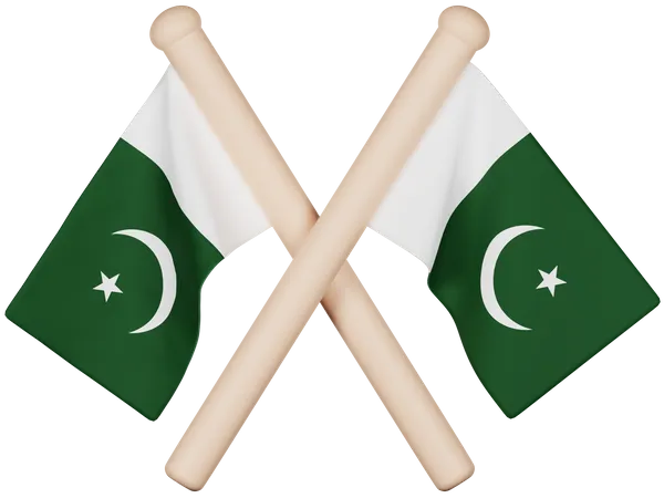 Pakistan Flag  3D Icon