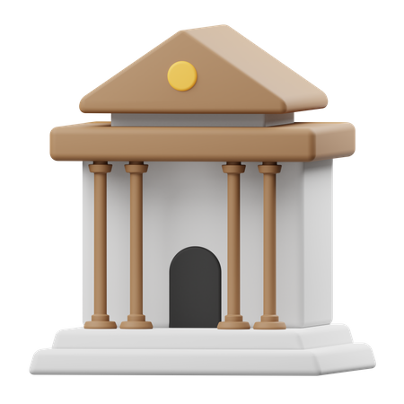 Palais de justice  3D Illustration