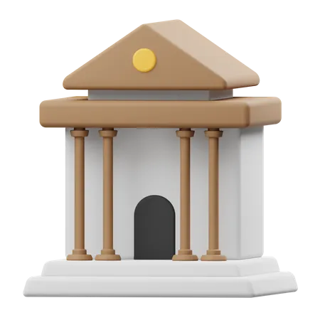 Palais de justice  3D Illustration