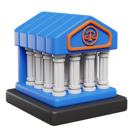 Palais de justice  3D Icon