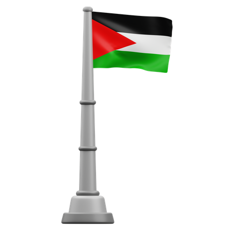 Palestine flag  3D Icon