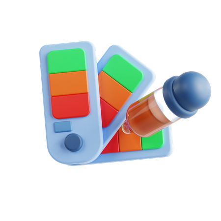 Paleta de colores  3D Icon