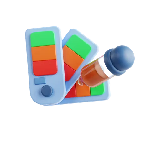 Paleta de colores  3D Icon