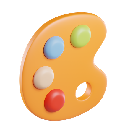 Paleta de color  3D Icon