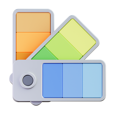 Paleta de color  3D Icon