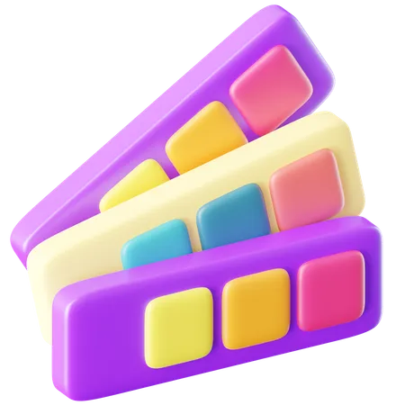 Paleta de cores  3D Icon