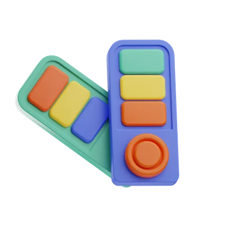 Paleta de cores  3D Icon