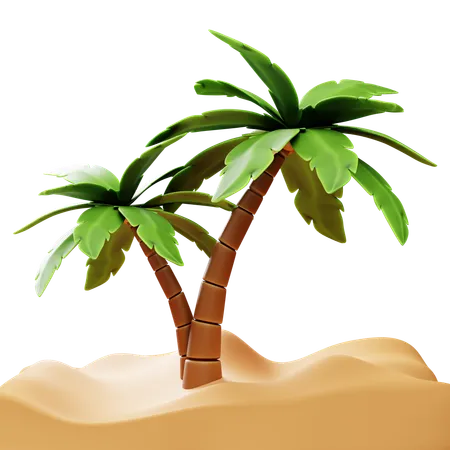 Palme  3D Icon