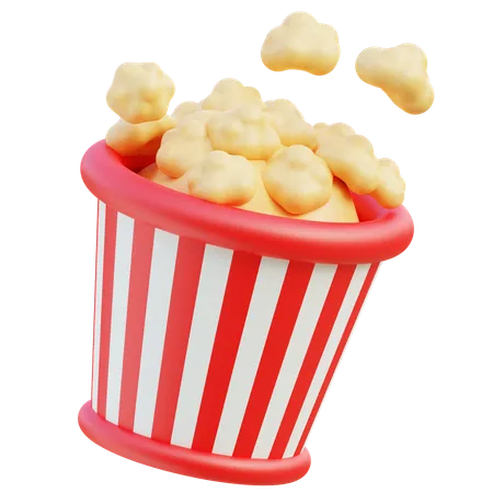 Palomitas  3D Icon