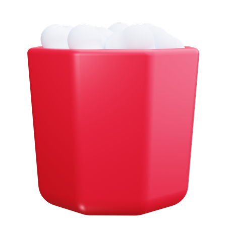 Palomitas  3D Icon