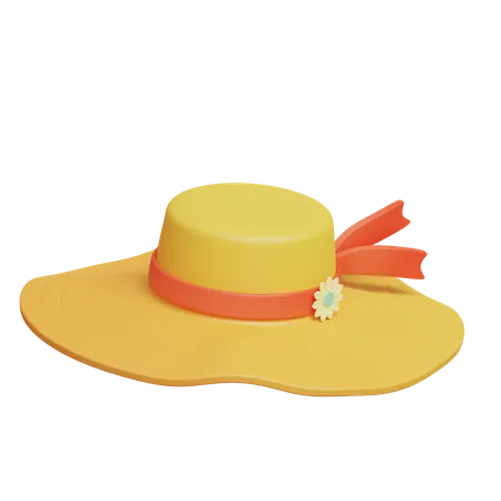 Sombrero pamela  3D Icon