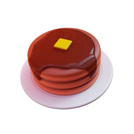 Pancake  3D Icon