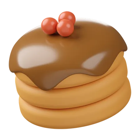 Pancake  3D Icon