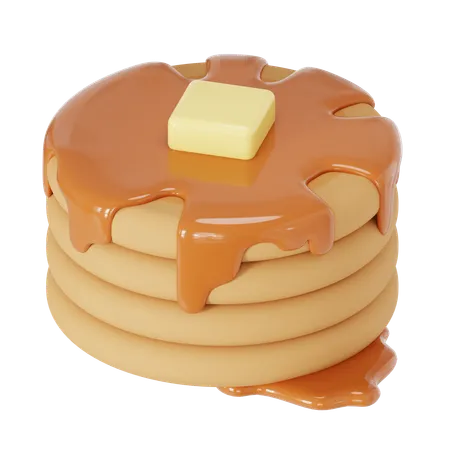 Pancake  3D Icon