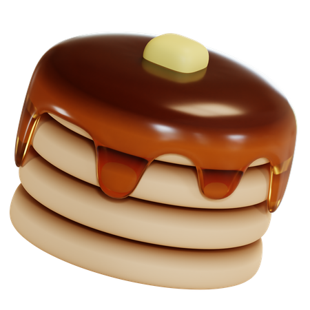 Pancake  3D Icon