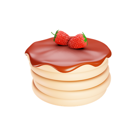 Pancake  3D Icon