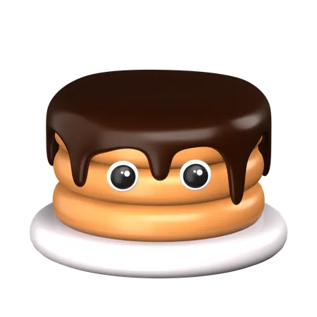 Pancake  3D Icon