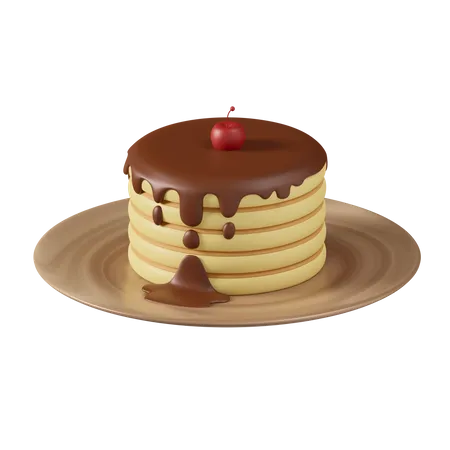 Pancake  3D Icon